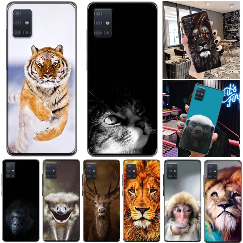 

Cute Animal Case For Samsung Galaxy A31 A51 A71 Phone Case Galaxy A31 A51 A71 Case Silicon Soft Tpu Back Cute Animal Case