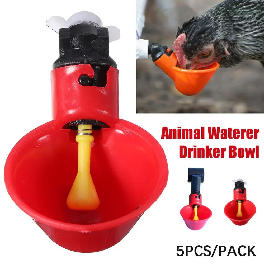 Bebedor com Vaso para Animais de Galinha Pássaros e Pombos Ferramenta de Alimentação de Fazenda