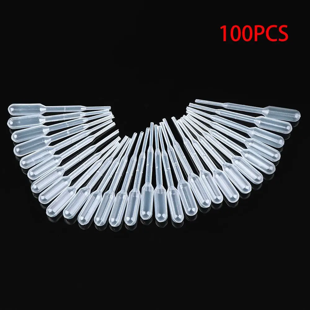 

Useful 100Pcs Multi-function 02ml Disposable Plastic Eye Dropper Perfume Set Transfer Graduated Pipettes Practical