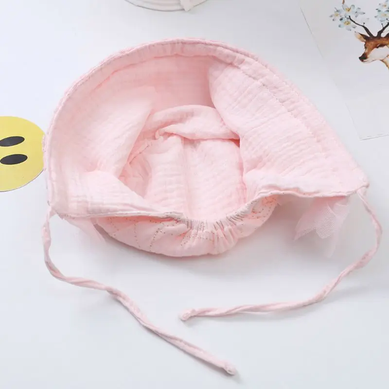 

Lace Newborn Cotton Kids Hat Baby Princess Cap Infant Baby Bonnet Summer Sun Hat