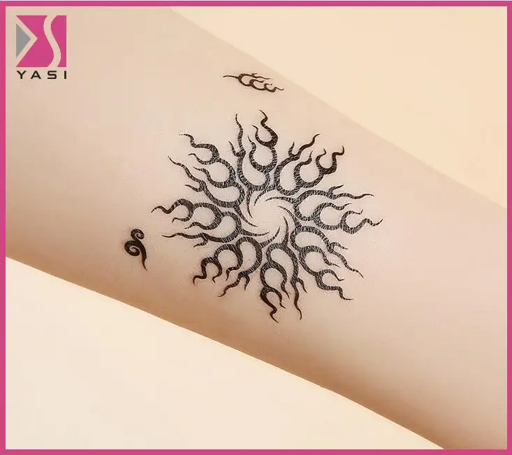 Набор временных татуировок 40 шт. наклейки для с изображением океана бабочек гор