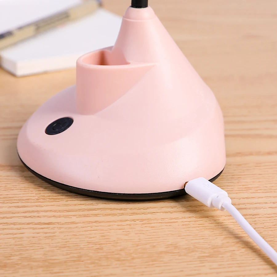 

LED lamp bedroom bedside Nightlight charging touch USB children eye protection table lamp gift customizationA618