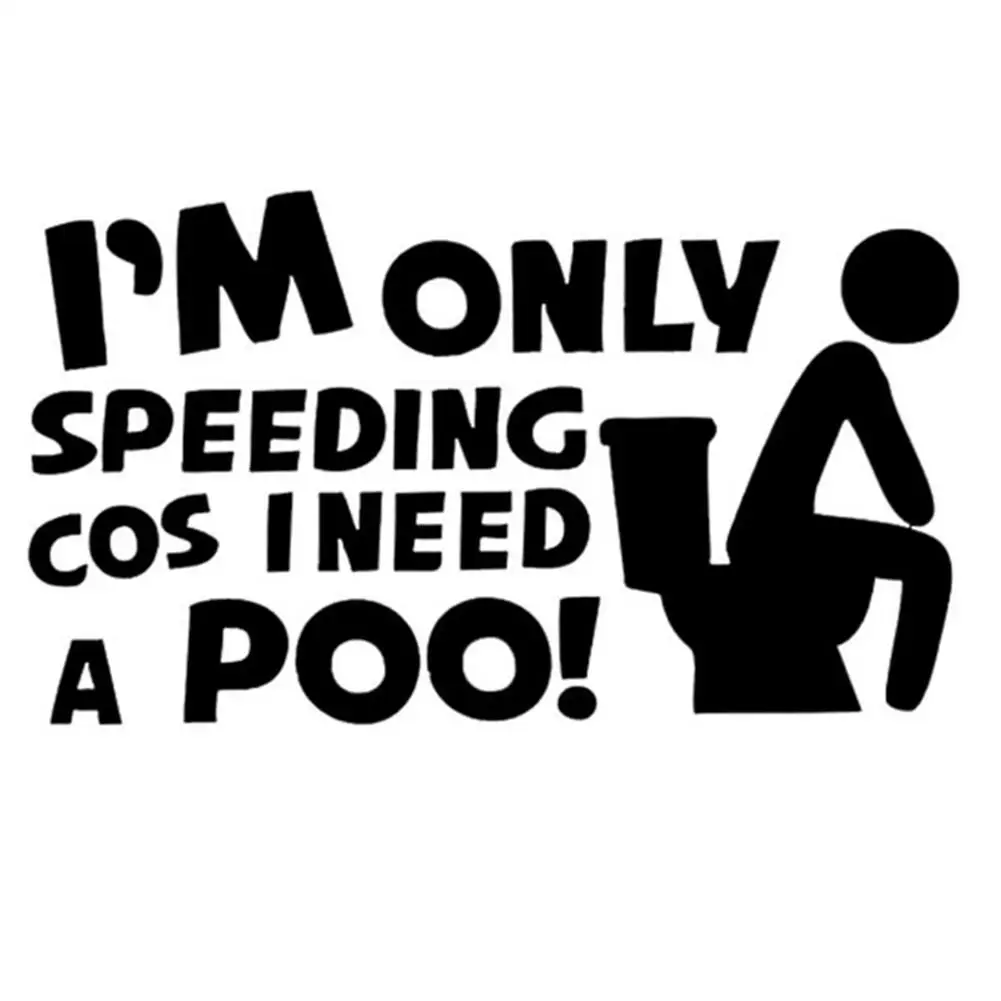 Стикер автомобиля креативный я только превышение скорости потому что мне нужен