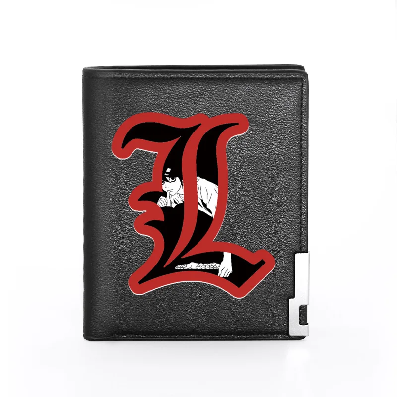 

Classic Fashion Death Note Symbol Pu Leather Wallet Men Women Bank Credit Card Holder Short Purse Male Standard Wallets