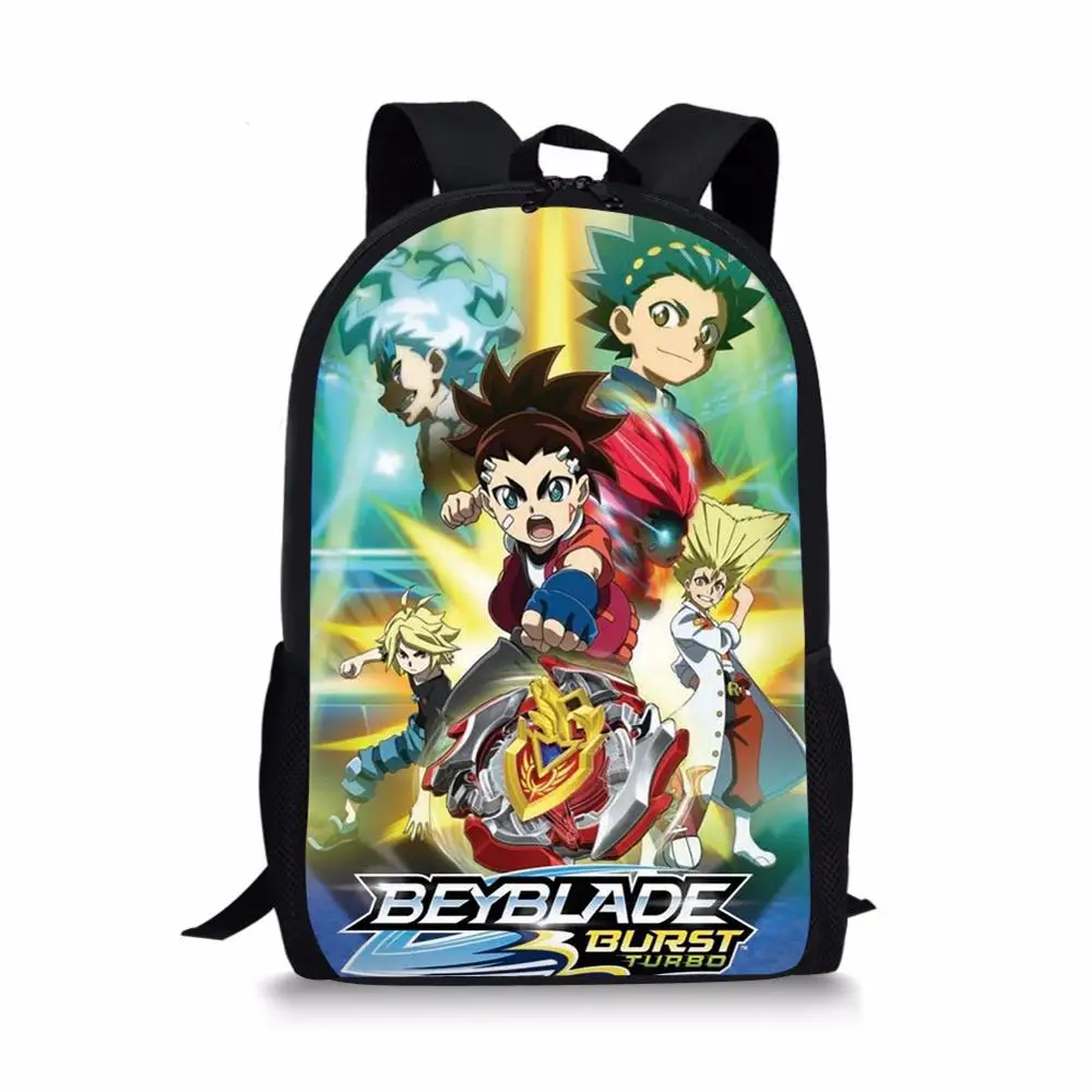 Рюкзак Beyblade Burst для подростков, школьный ранец с 3D рисунком аниме, рюкзак для подростков с мягкой спинкой