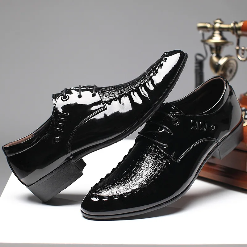 Мужские кожаные туфли оксфорды SexeMara роскошные Брендовые повседневные Мокасины