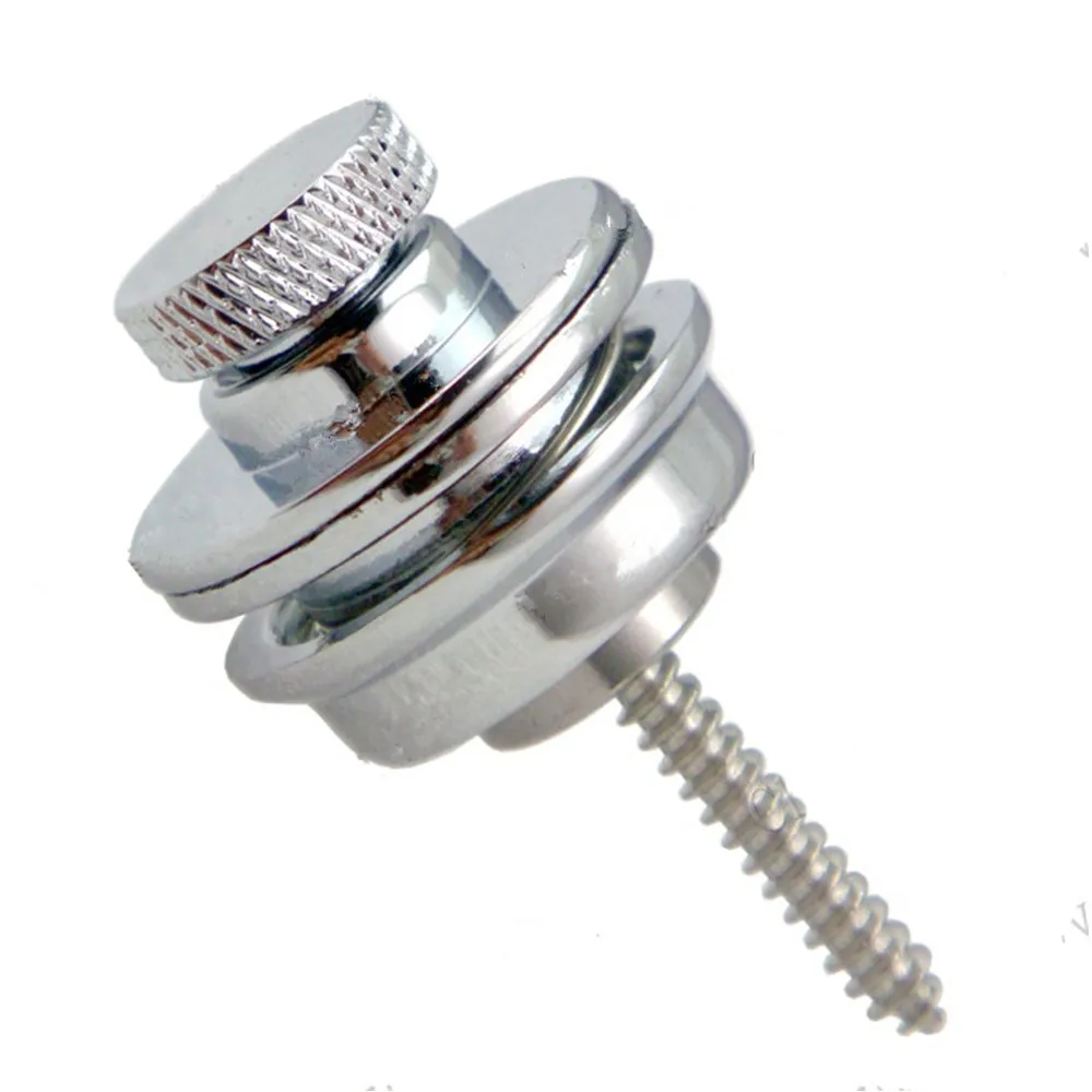 2 шт./лот хромированные фиксирующие штифты с плоской головкой для гитары и бас