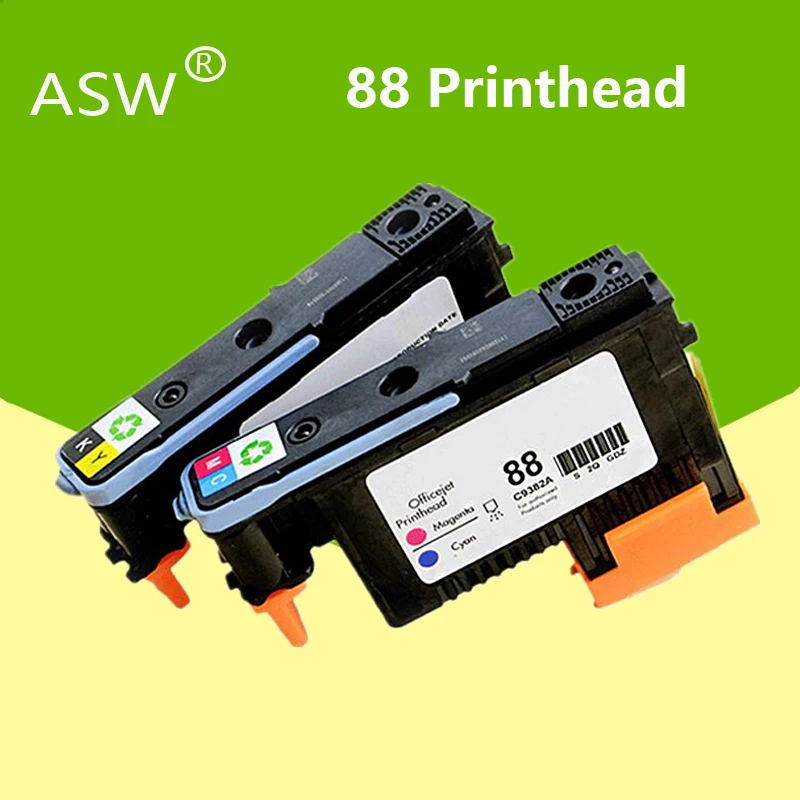 Печатающая головка ASW для Hp 88 печатающая HP C9381A C9382A принтера PRO K550 K8600 K8500 K5300 K5400 L7380