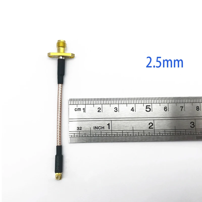 85mm MMCX To SMA RP-SMA Female Flange FPV Antenna Extension Cord Cable with Holder for RC Drone Racing | Игрушки и хобби