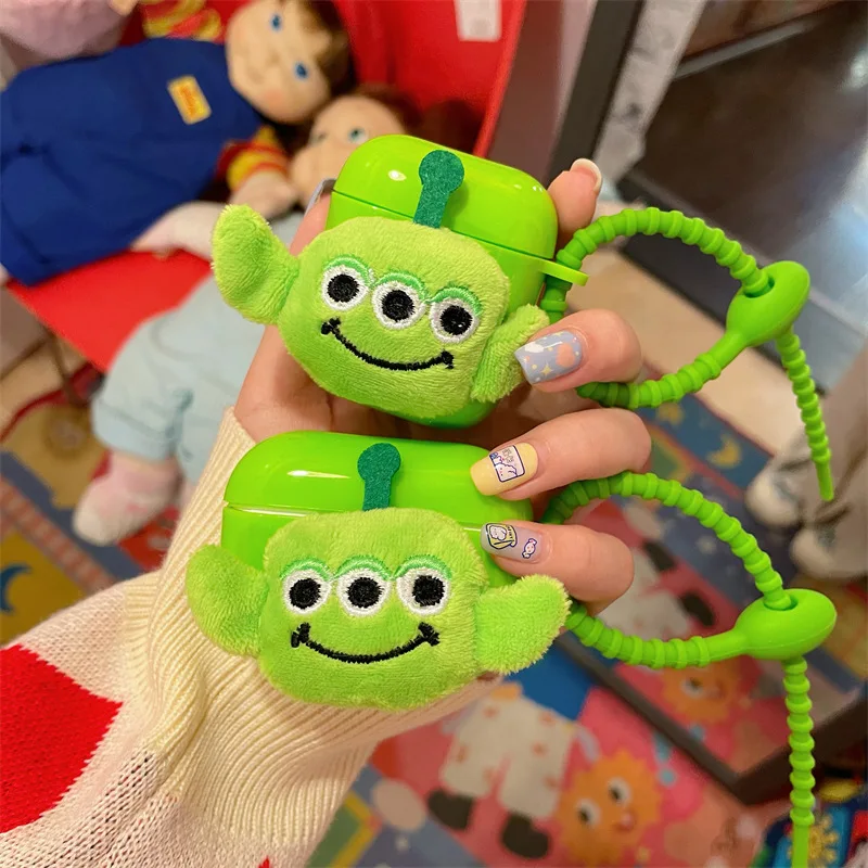 

Чехол защитный из ТПУ для наушников Airpods PRO Airpod 2/1 с мультяшными героями Диснея инопланетянина