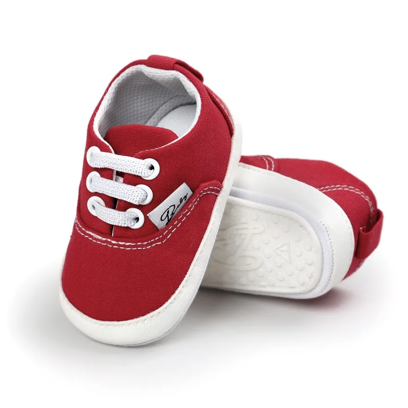 Zapatillas deportivas de lona para beb&eacute;, zapatos antideslizantes de suela suave para primeros pasos, para reci&eacute;n nacido, 2021-1