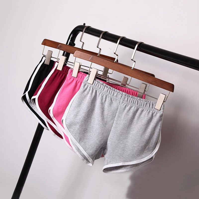 Ladies Fitness Wearing Comfortable Sports Running Shorts Female Cotton Casual Stretch Home Yoga Beach Wear | Спорт и развлечения