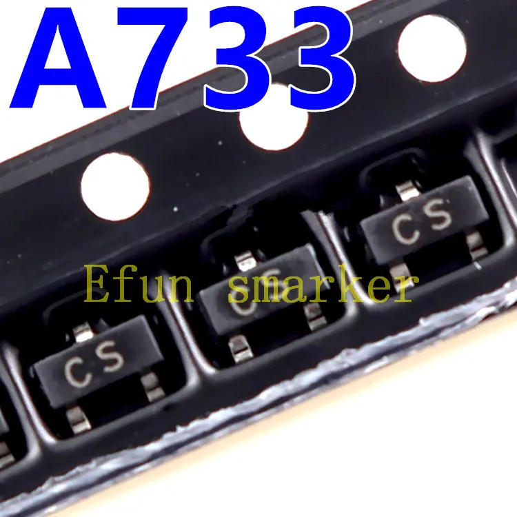 100 шт./пакет 2SA733 sot-23 CS PNP Vceo =-50V Ic =-150ma | Электронные компоненты и принадлежности