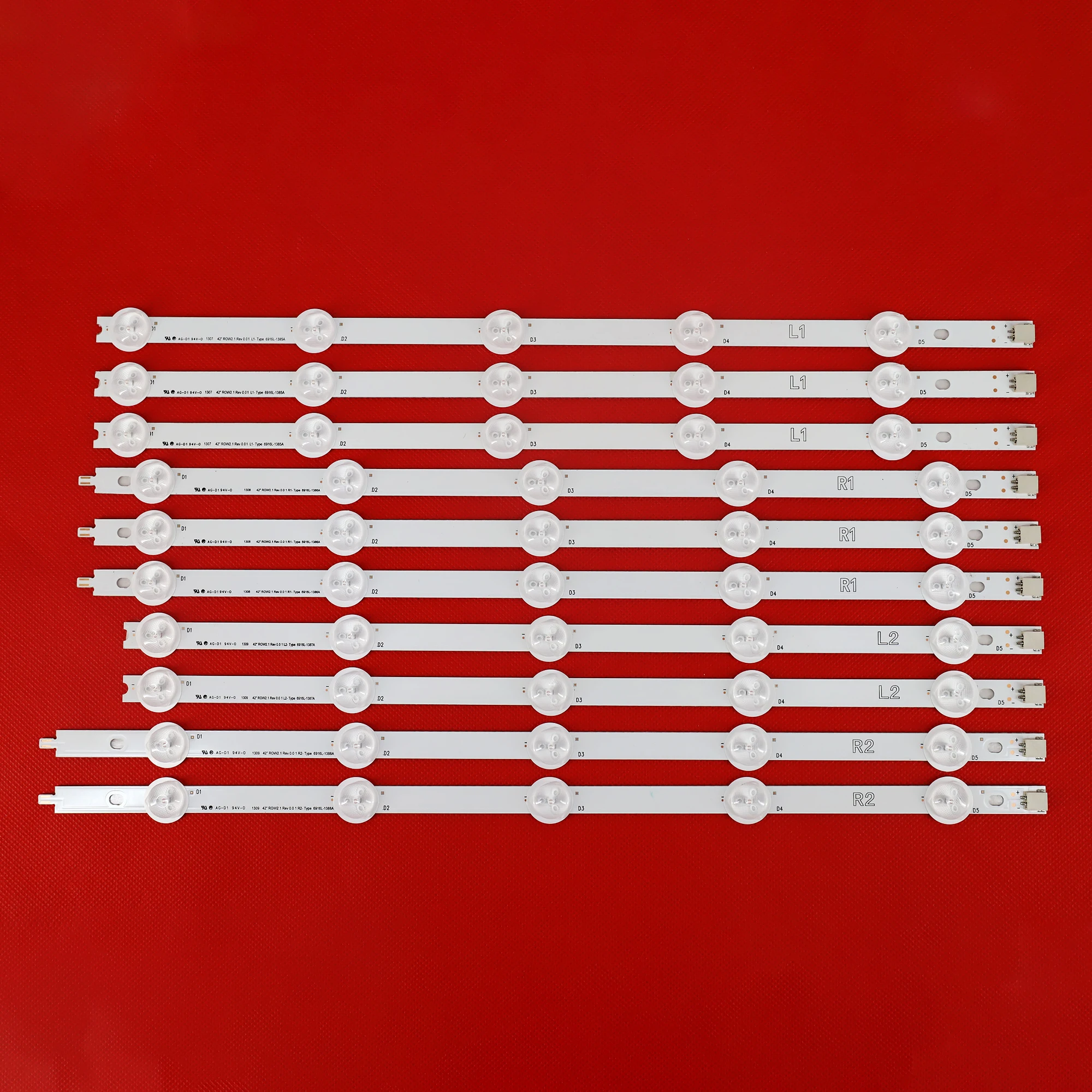 (Новый оригинальный) 100 шт./компл. светодиодный подсветка полосы для LG 42LA620S 42LN570S