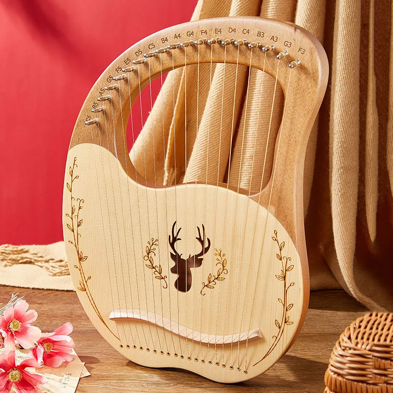 19 струн Lyre Harp для начинающих 16 Тип коробки Lyra портативный инструмент с сумкой