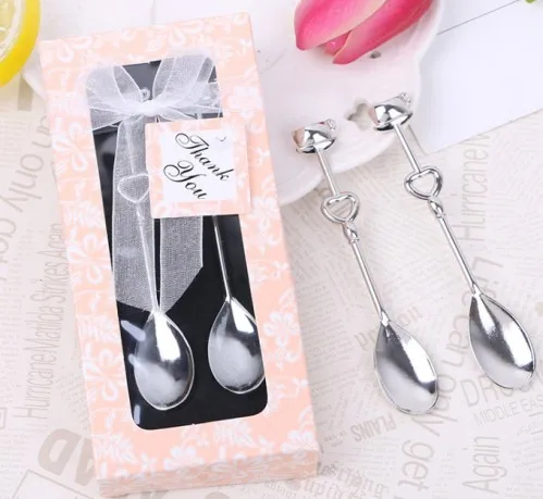 20 шт./лот = 10 комплектов вечерние и праздничные серебряные хромированные ложки