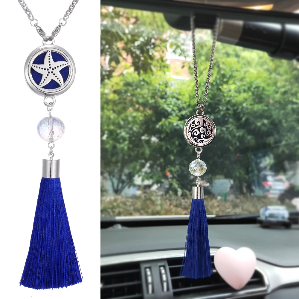 Новинка ароматерапия ювелирное изделие автомобильный кулон нержавеющая сталь