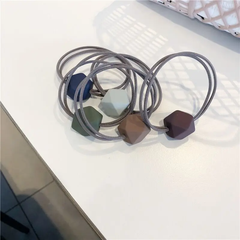 Новая Простая цветная резинка для волос Morandi в Корейском стиле кольцо форме