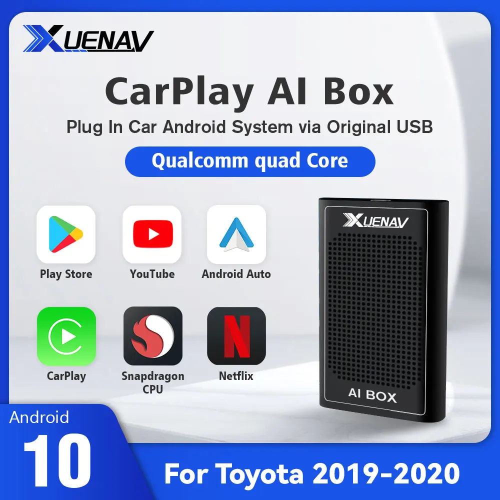 

Android Carplay Ai Box для Toyota serвозы Android Car Play Мини Смарт-Паровая коробка Беспроводная Android Авто Netflix YouTube