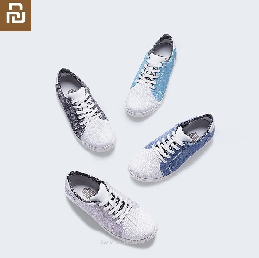 

Youpin New Gts+ man woman colorful shell shoes Environmentally TPU Breathable easy to clean Flats Shoes Slip On Casual Shoes