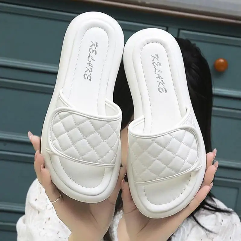 

Домашние тапочки, простые сланцы, нескользящая обувь для ванной комнаты, мягкие домашние тапочки 2021 Ytmtloy Zapatillas Mujer Casa Sapato