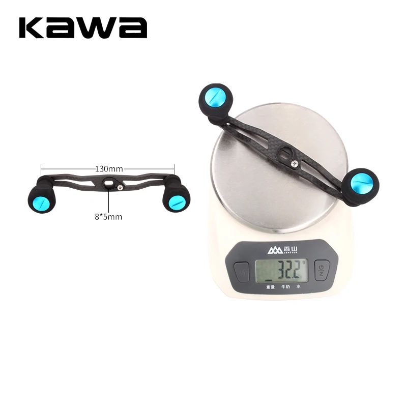 Ручка из углеродного волокна KAWA с ручкой EVA для катушки Daiwa Abu длина 130 мм размер