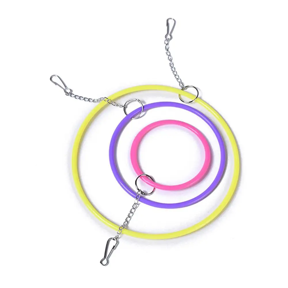 Пластиковый окунь для птиц клетка подвесные жевательные игрушки попугай прочные