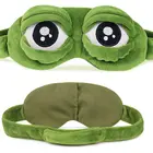 Модель 3d-лягушки маска для глаз среди нас pulpito двусторонний Аниме Забавный подарок для детей кавайный чехол для сна отдыха Забавный Подарок для ребенка