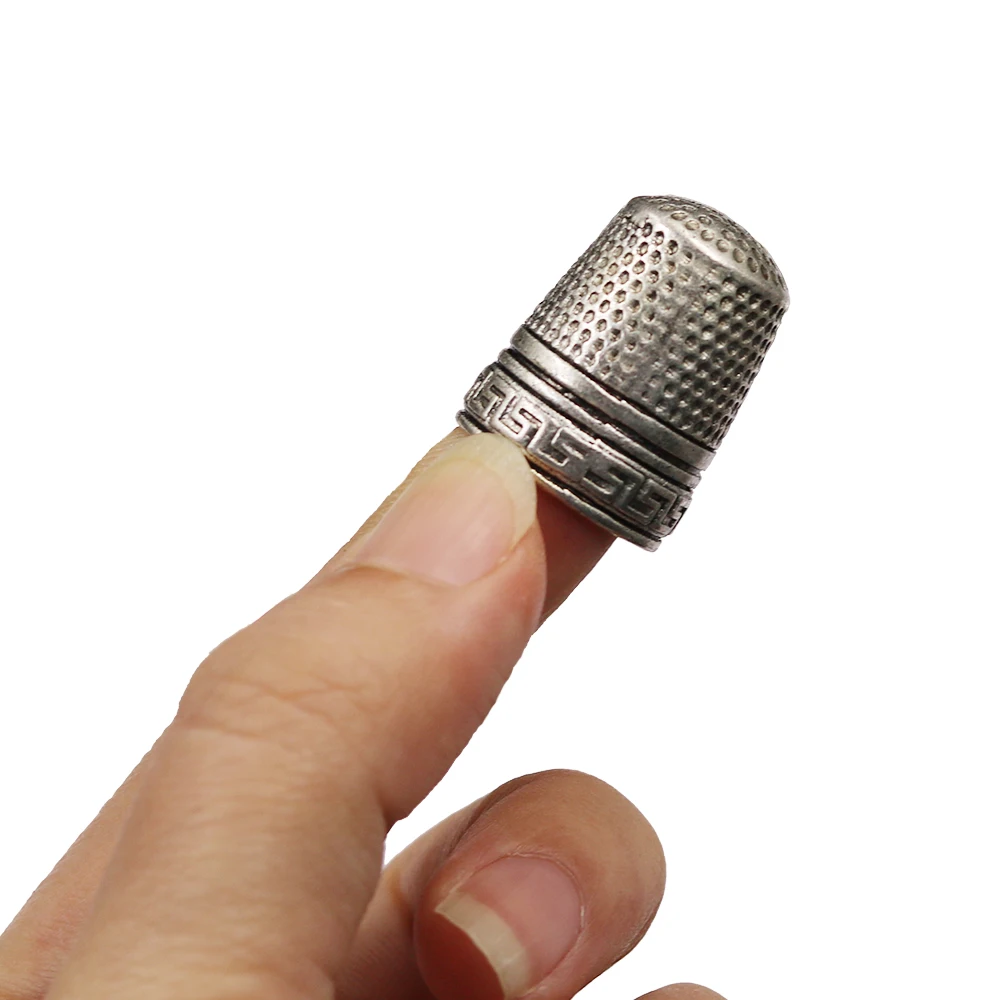 5 шт./компл. женский Винтажный серебряный швейный инструмент шило наперсток