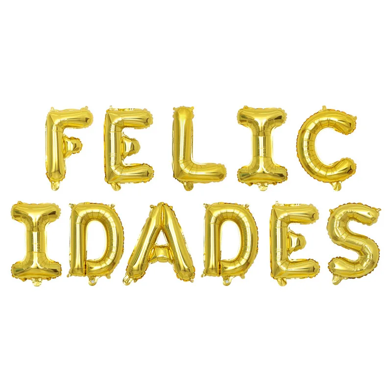 Комплект для поздравления на испанском языке алюминиевая пленка алюминиевый