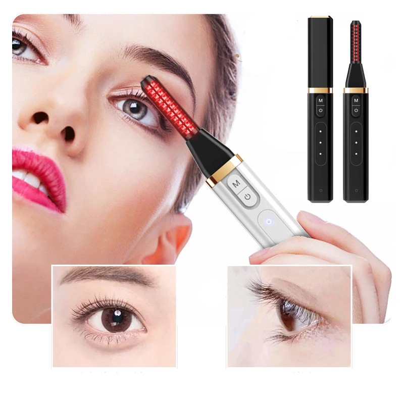 

Portable Handheld Electric Eyelash Curler Mask Makeup Tool Long Lasting Curler Eye Lash Curler Makeup Curling Kit For Women Tool