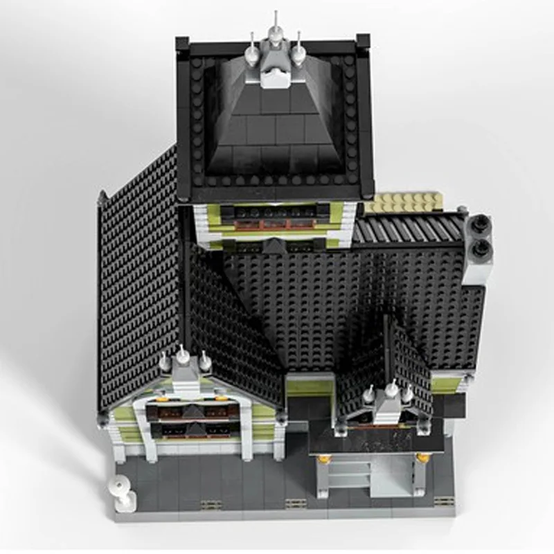 

MOC-49479 Old Mansion-Haunted House Modular Modification MOC Architecture Building Blocks Bricks Diy Creator Toys For Children