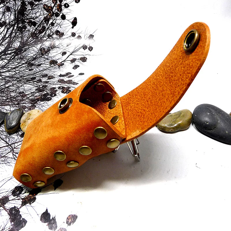 Чехол для ключей blongk из кожи ручной работы органайзер дома чехол с заклепками на