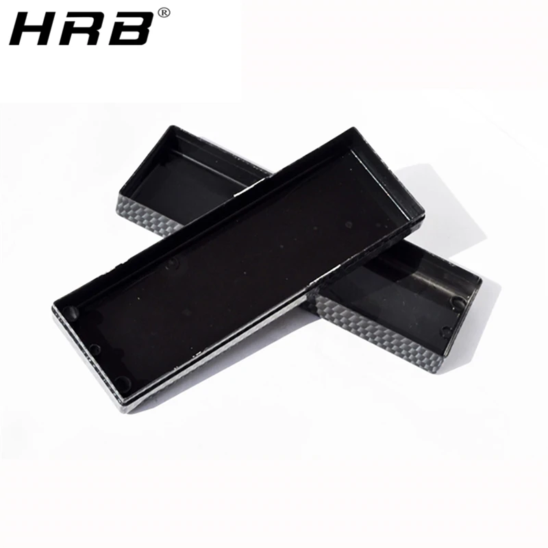 Чехол для аккумулятора 3S 4S углеродное волокно жесткий оранжевый черный - купить