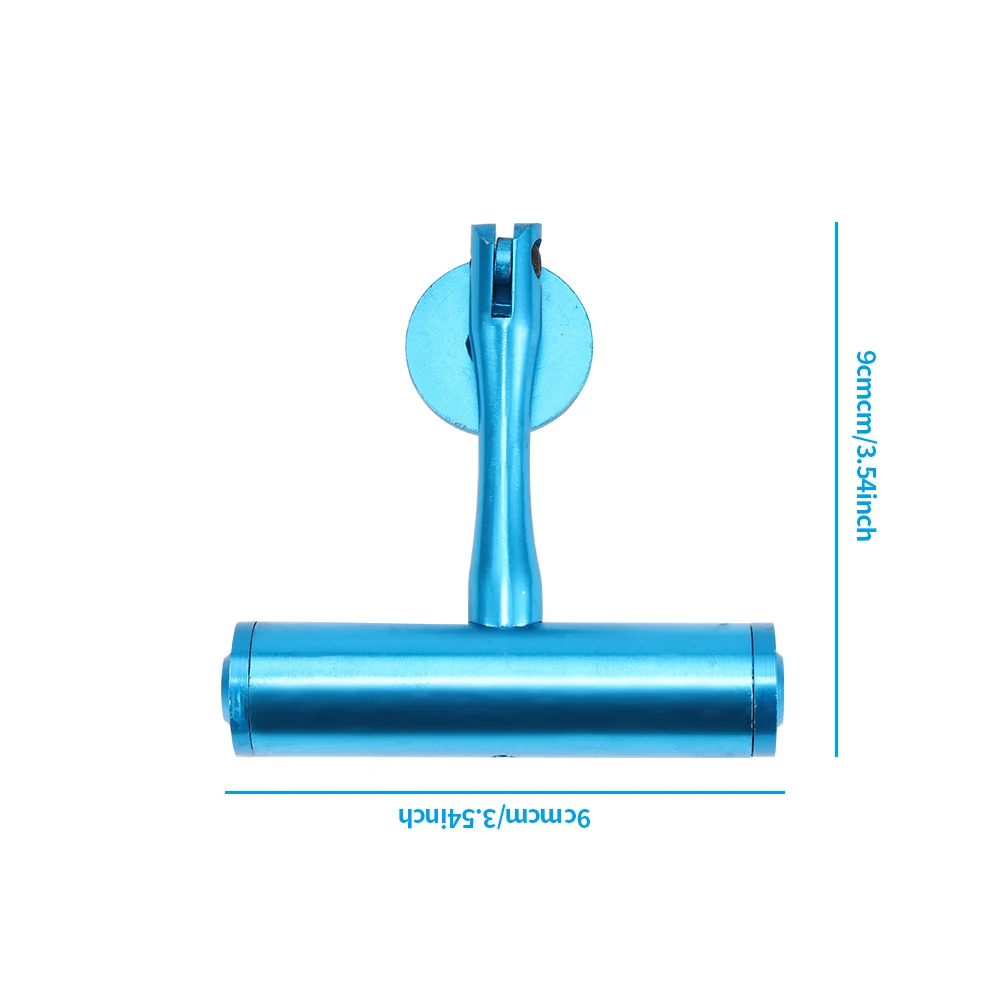 

T Type Bike Bicycle Handlebar Aluminum Alloy Lamp Bracket Holder Phone Extender Mount Extension For MTB Road Bike Accessories