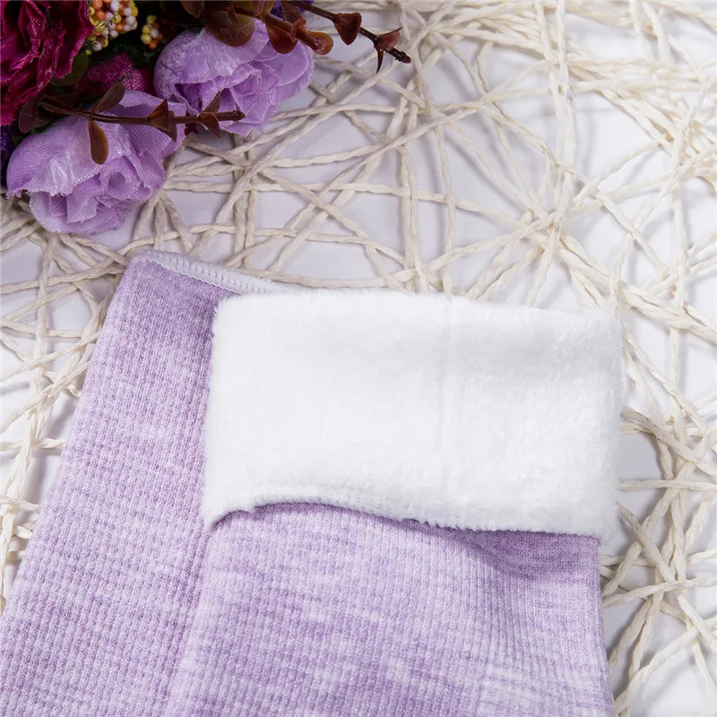 1 пара женские теплые носки с флисовой подкладкой | Женская одежда