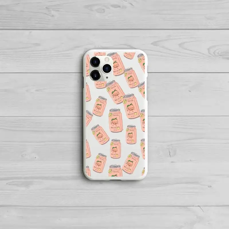 

Japanese Strawberry Milk food Phone Case Candy Color White for iPhone 11 pro XS MAX 8 7 6 6S Plus X 5S SE 2020 XR