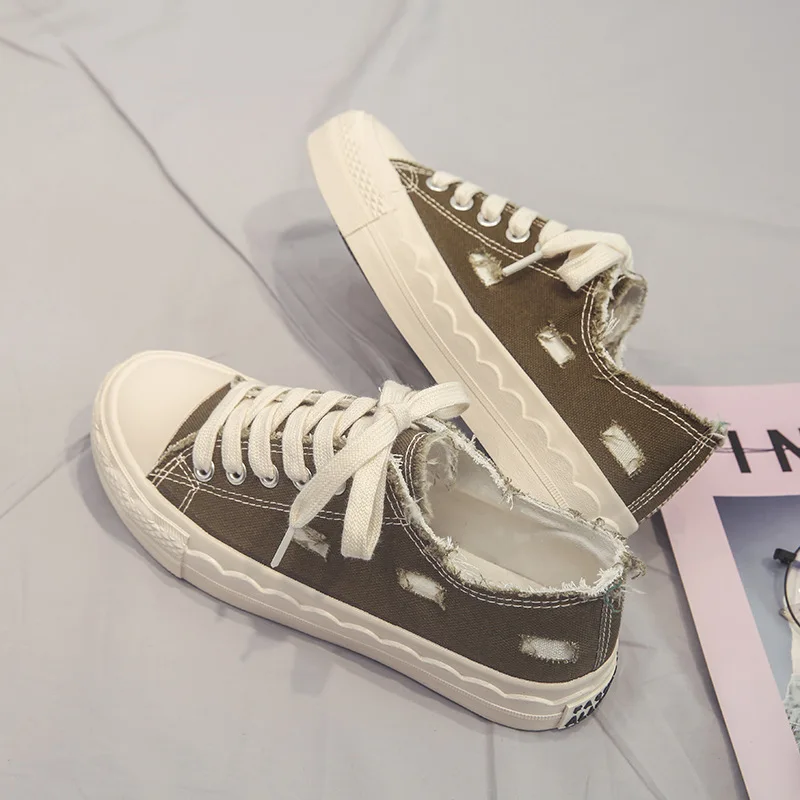 

Round Toe Summer Shoes Ladies 2021 Fashion Women's Female Footwear Casual Sneaker All-Match Espadrilles Platform Modis Dress New