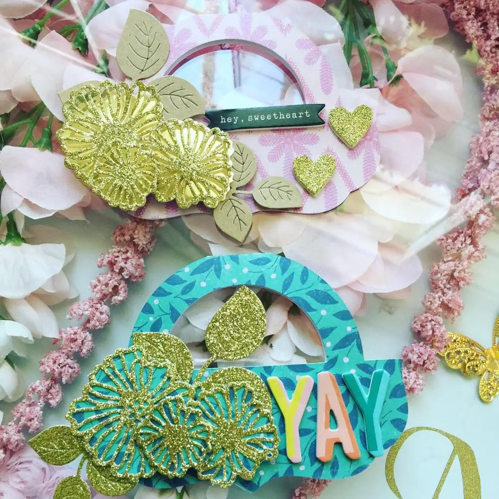 KSCRAFT Flower Metal Cutting Dies Stencils for DIY Scrapbooking/photo album Decorative Embossing Cards | Дом и сад