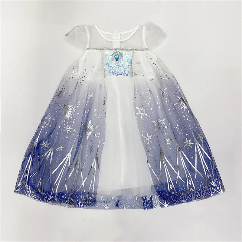 

HYLKIDHUOSE Girls Princess Dress Summer Children Lace Sequins Party Dress Classic Style Kids Dress Fashion Vacation Clothing