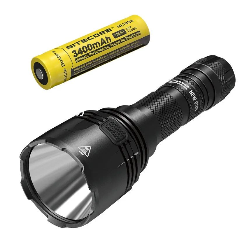 NITECORE Новый P30 мощный светодиодный фонарик CREE XP-L HI V3 1000 люмен тактические фонарики