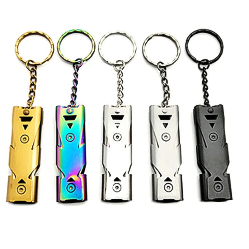 1 шт. на открытом воздухе Высокое 150 децибел портативный свисток из нержавеющей