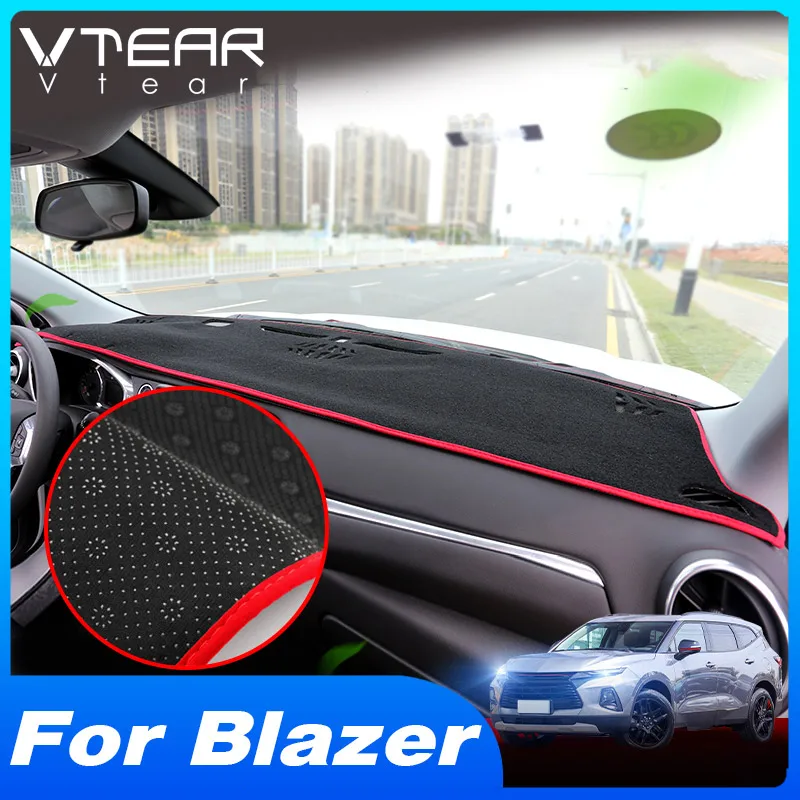 

Vtear Dashboard Anti-Dirty Mat Trim Accessories Car Interior Dust-Proof Cover Decoration Inner Parts For Chevrolet Blazer 2022