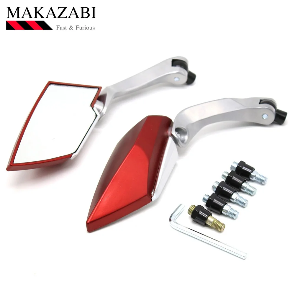 Универсальное мотоциклетное зеркало алюминиевое заднего вида для HONDA CB 400F CBR 400R