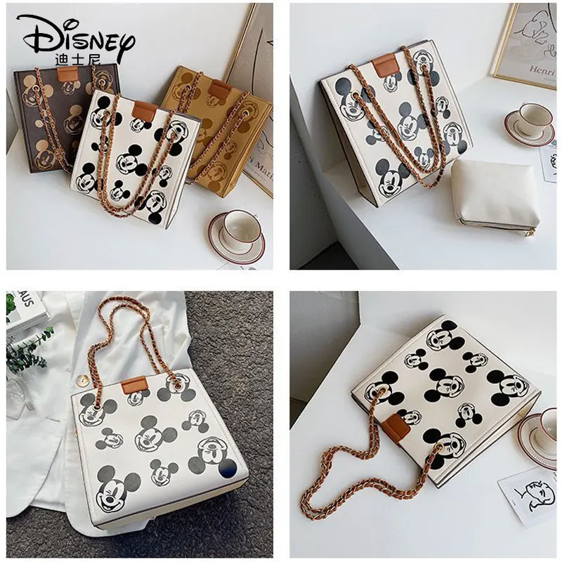 Женская сумка через плечо из ПУ кожи Disney сумка-мессенджер с Микки Маусом для
