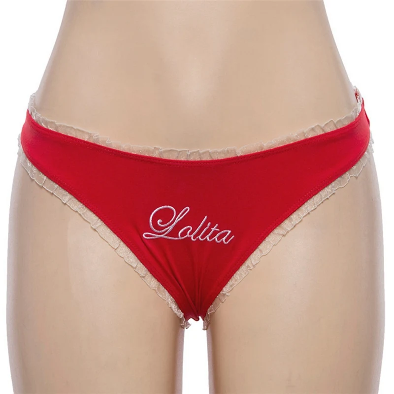 Женские летние модные сексуальные красные кружевные топы с вышитыми буквами