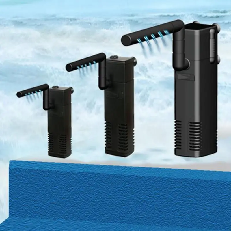 Топ ЕС вилка 4 Вт аквариум Внутренний погружной фильтр для аквариума водный спрей