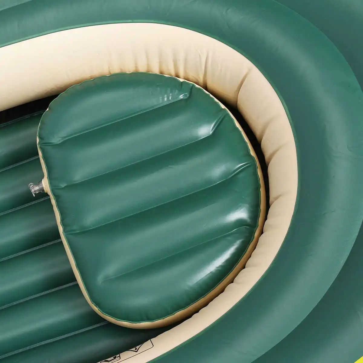 

Rowing Boat 2 Persons Thickening PVC Inflatable Boat Bearing Durable PVC Rubber Fishing Boat Set Raft River Lake Rowing Boat