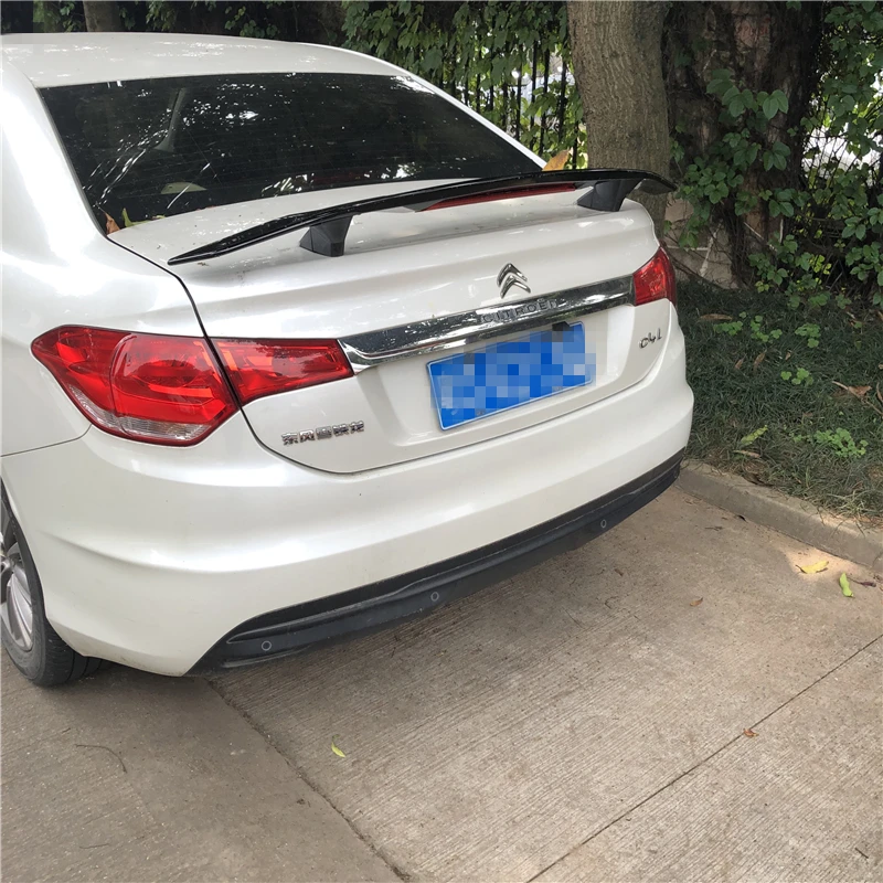 Для Citroen C4L спойлер спортивный ABS пластик Материал заднее крыло автомобиля