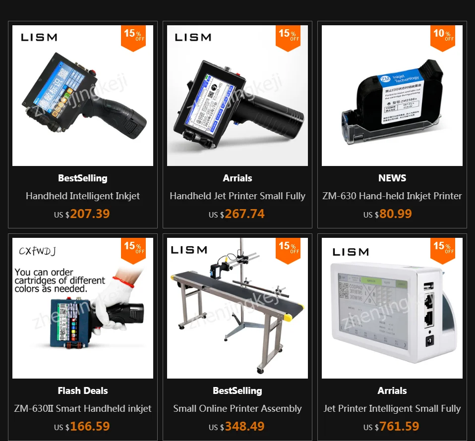 Handheld Intelligent Inkjet Printer Small Machine Product Date Food Packaging Code Machine Two-way Printing HD Sweep Spray Gun